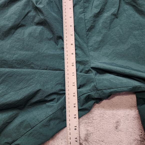 Vintage 1990s Nike Pants Mens XL Green Nylon Windbreaker Trackpants Zip Hem - Picture 10 of 13
